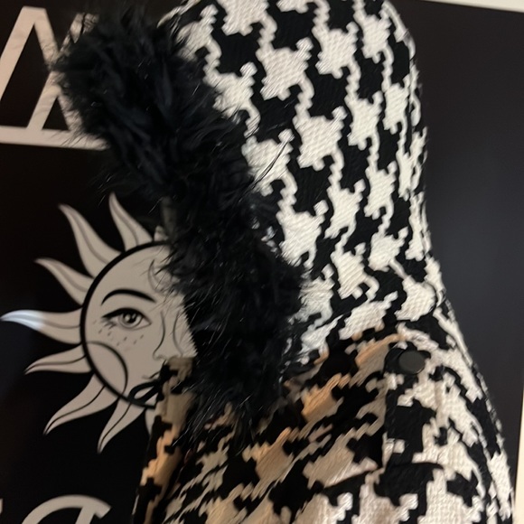 Red Herring Dogtooth Jacket Y2K size 12 - Picture 9 of 16